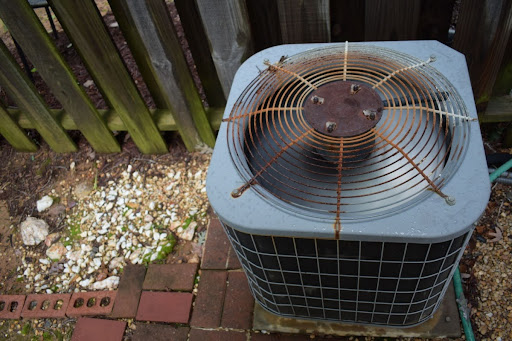 An outdoor AC unit.